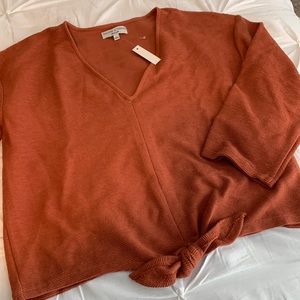 NWT Madewell 3/4 sleeve top size L